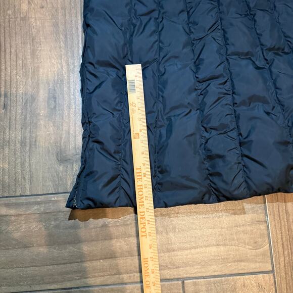 Cole Haan Black Long Puffer Coat Down Feather Womens Sz Medium - Picture 16 of 16